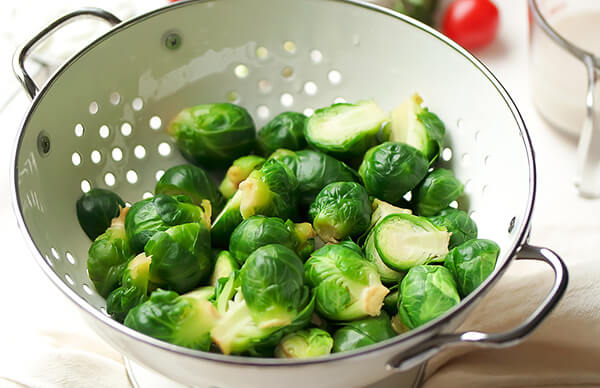 One-Pan Pepper Jack Brussels Sprouts