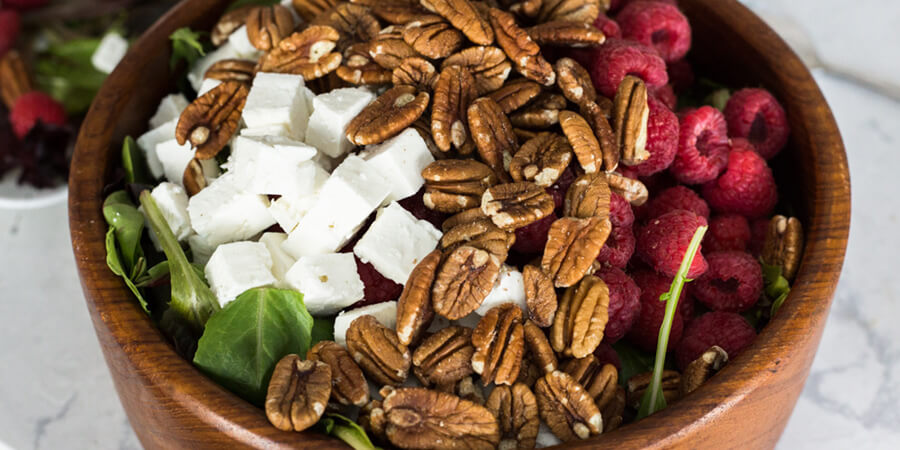 Raspberry Pecan Salad