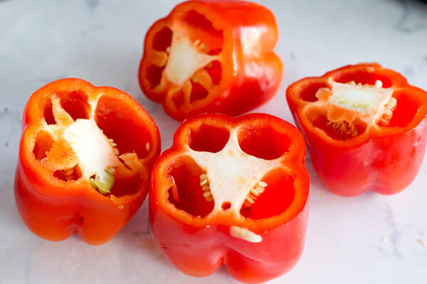 Slow-Cooker Stuffed Taco Peppers