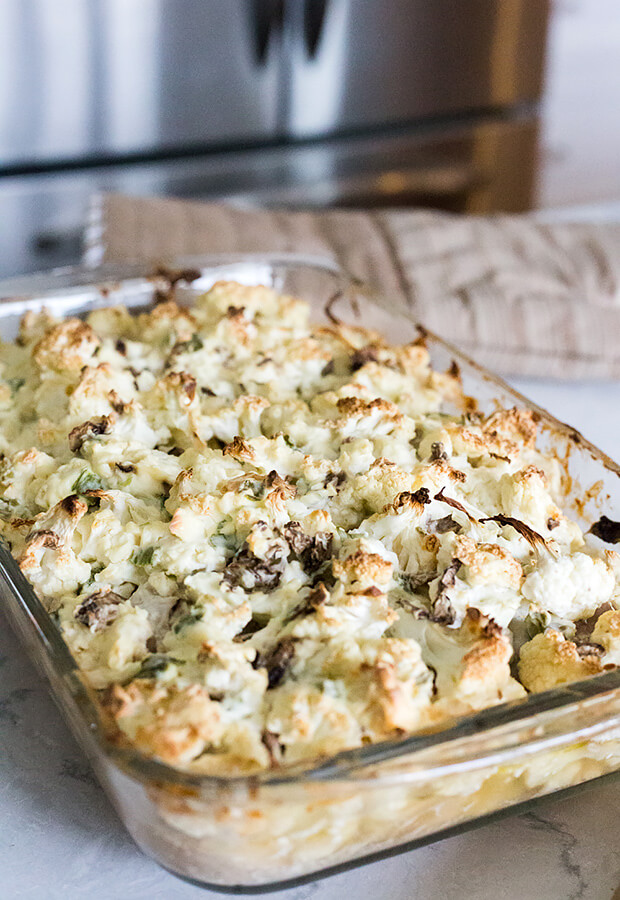 Creamy Mushroom Keto Casserole