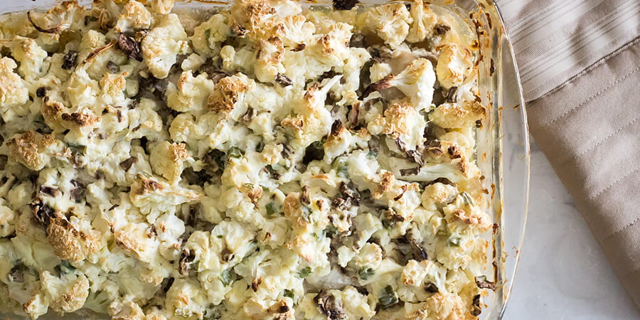 Creamy Mushroom Keto Casserole