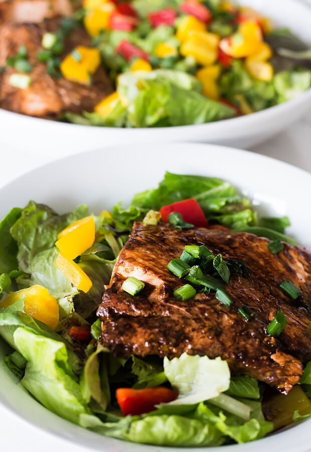 Sesame Salmon Salad