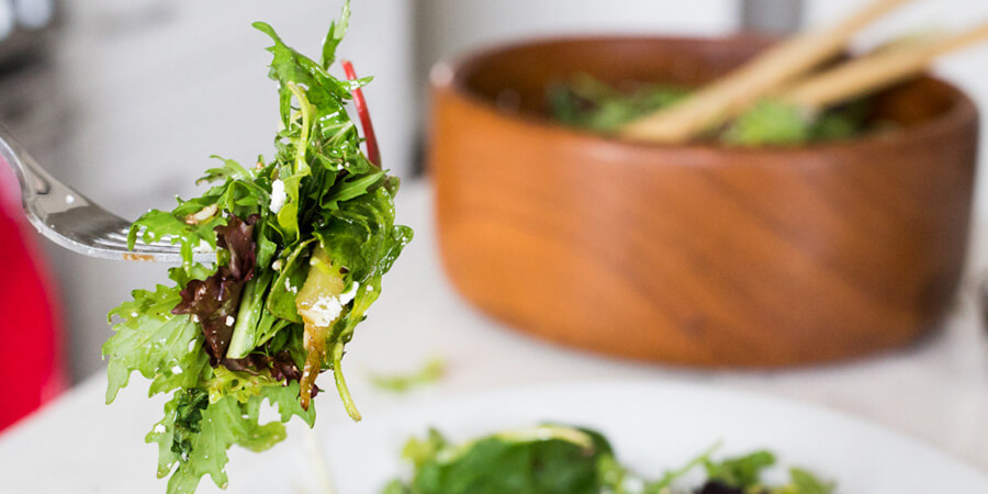 Arugula & Caramelized Onion Salad