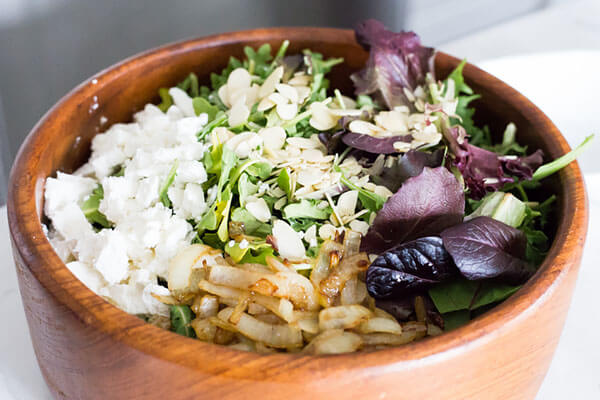 Arugula & Caramelized Onion Salad