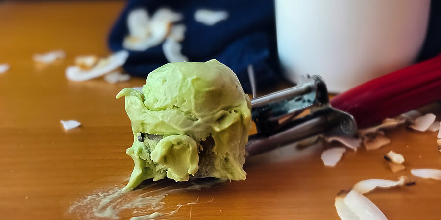 Avocado Coconut Ice Cream