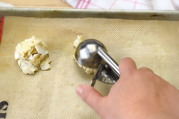 Almond and Coconut Crackle Cookies