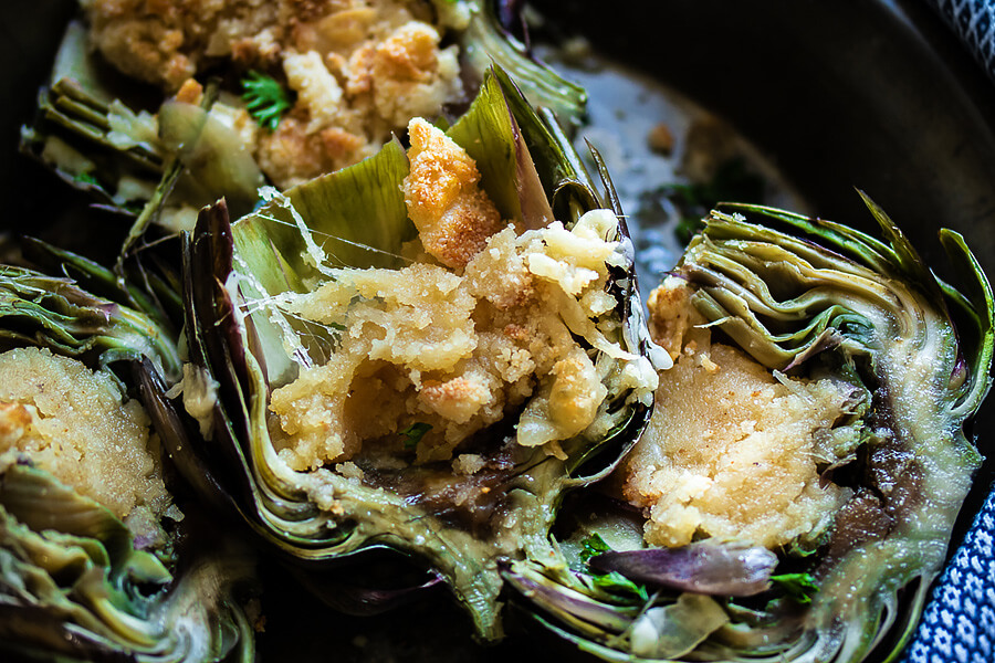 Keto Stuffed Artichokes