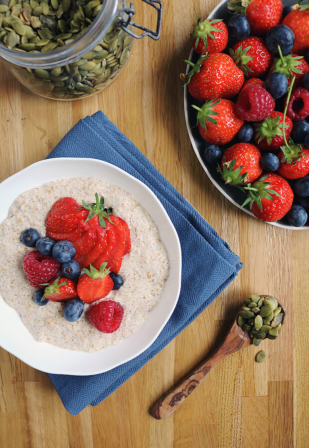 Berry Coconut Oatmeal