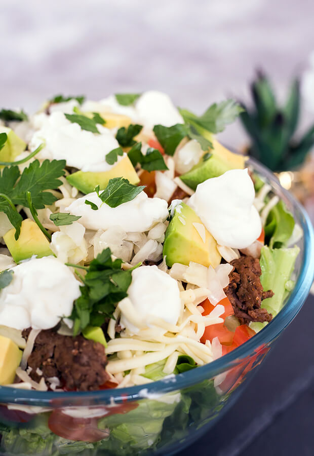 Keto Taco Salad Ruled Me