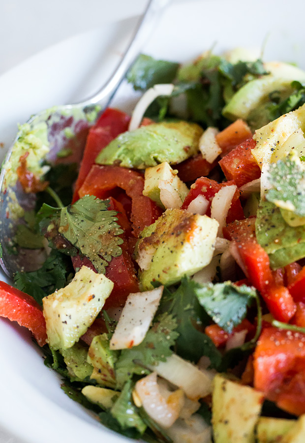 Spicy Avocado Salad