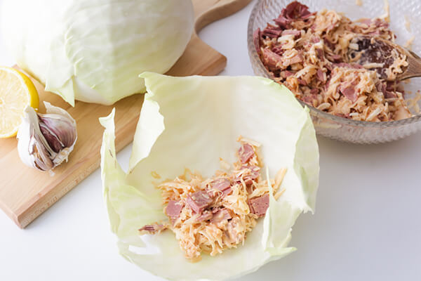 Keto Reuben Cabbage Rolls