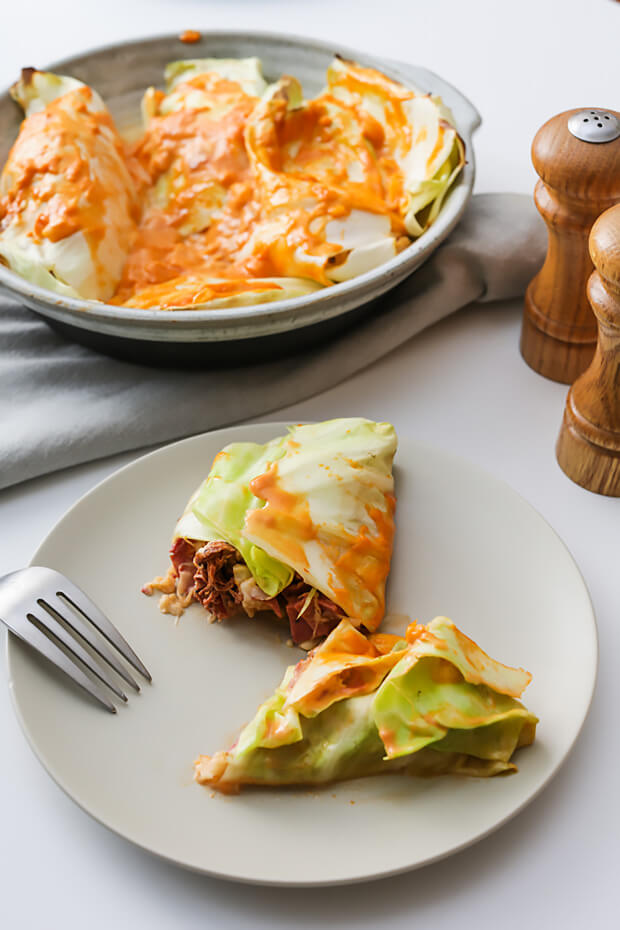 Keto Reuben Cabbage Rolls