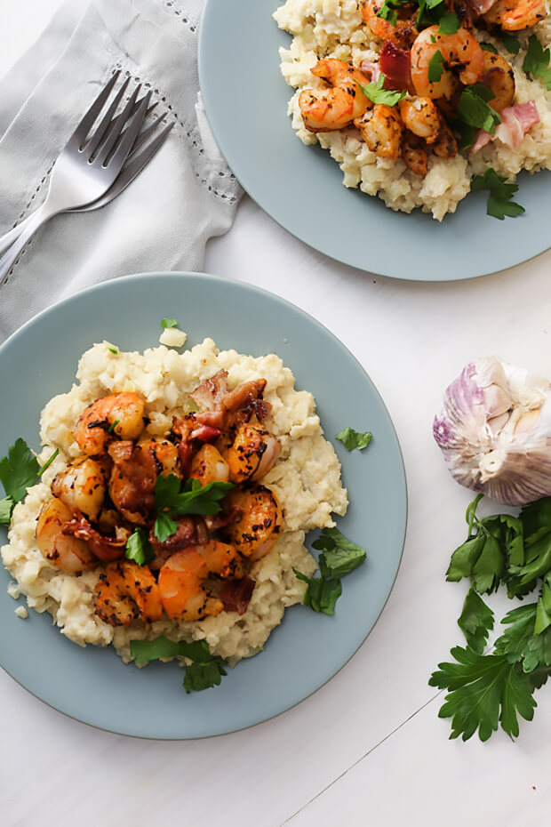 Cajun Shrimp and Cauliflower Rice