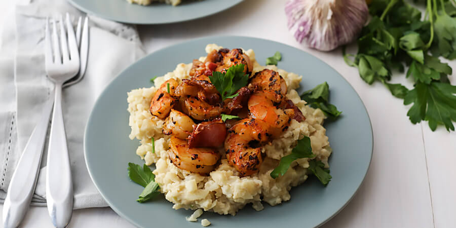 Cajun Shrimp and Cauliflower Rice