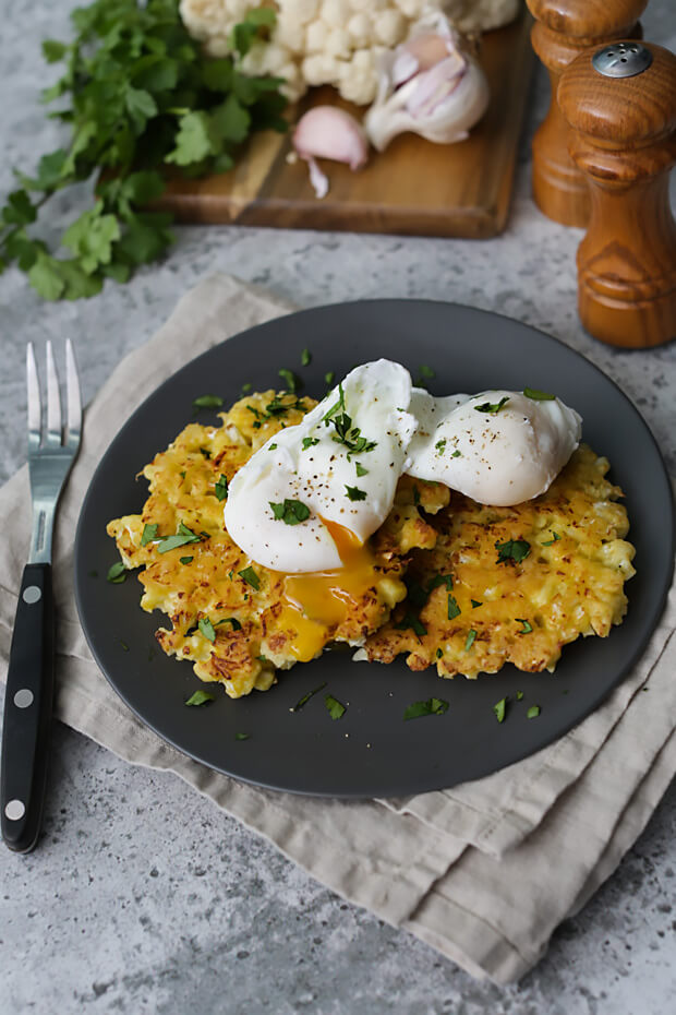 Keto Cauliflower Hash Browns