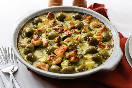 Low Carb Pesto Chicken Casserole