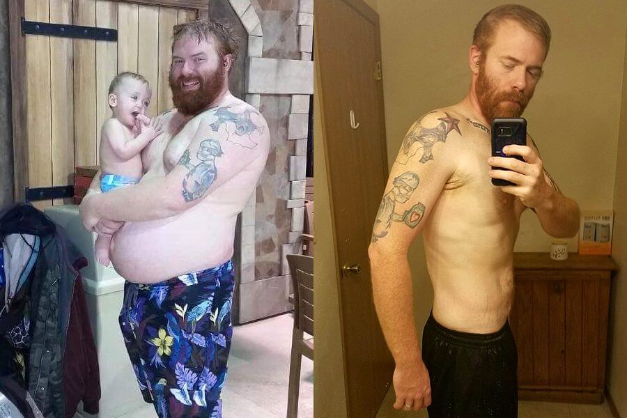 Justin is Down Over 100 Pounds Using Keto