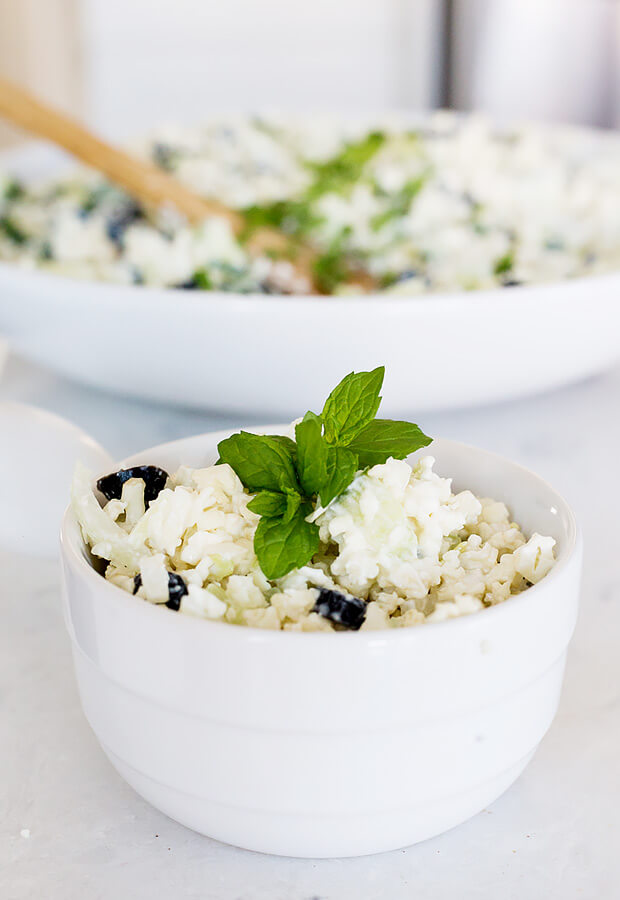 Greek Cauliflower Salad