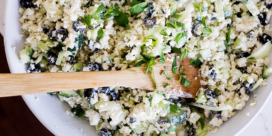 Greek Cauliflower Salad