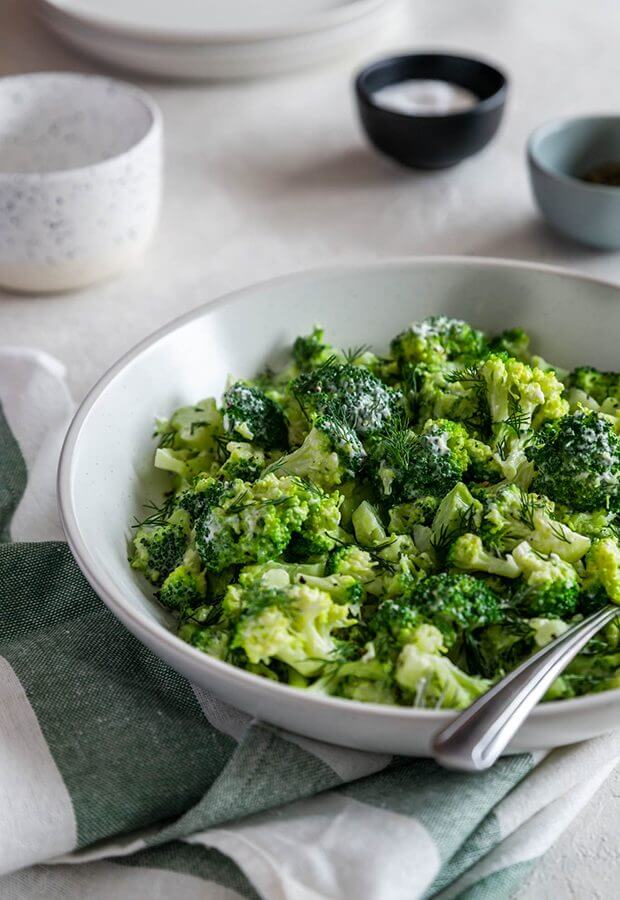 Fresh Broccoli and Dill Keto Salad