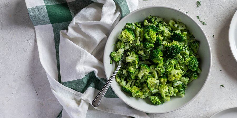 Fresh Broccoli and Dill Keto Salad