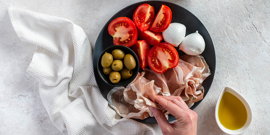 Easy Keto Italian Plate