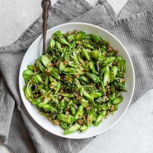 Asparagus and Walnut Salad Featured