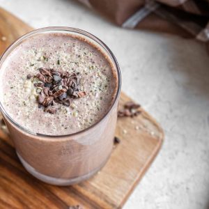 Cauliflower Chocolate Smoothie Featured