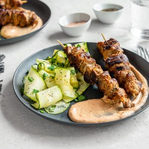 Grilled Pork Skewers Featured