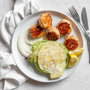 Keto Salmon Meatballs Featured