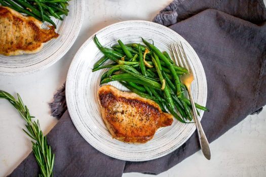 One Pan Pork Chops with Gravy Featured