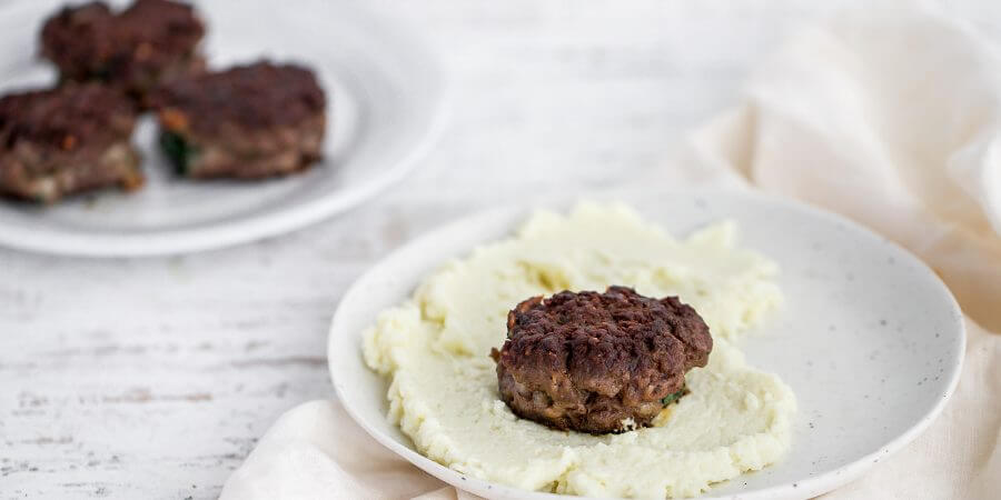 Spinach Mozzarella Stuffed Burgers Second