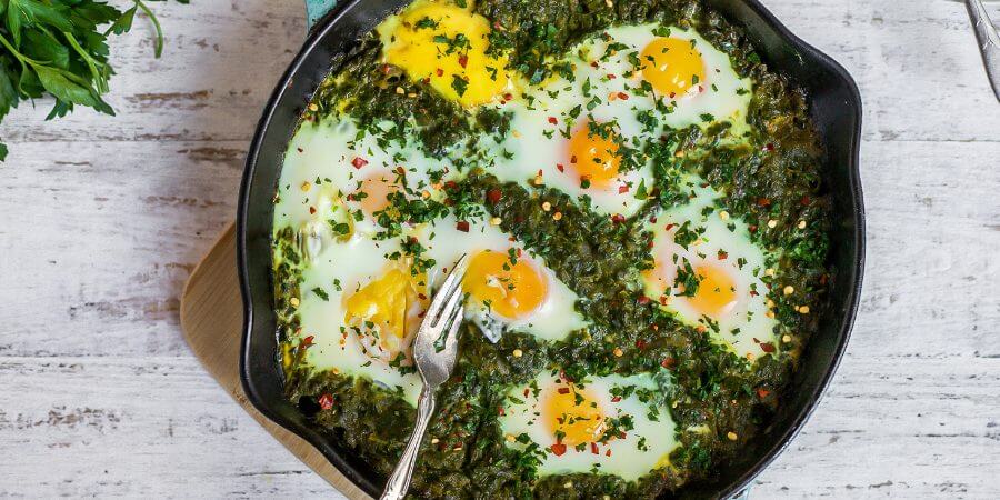 Spinach Shakshuka Second