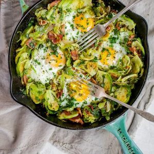 Bacon Egg Brussel Plate Featured