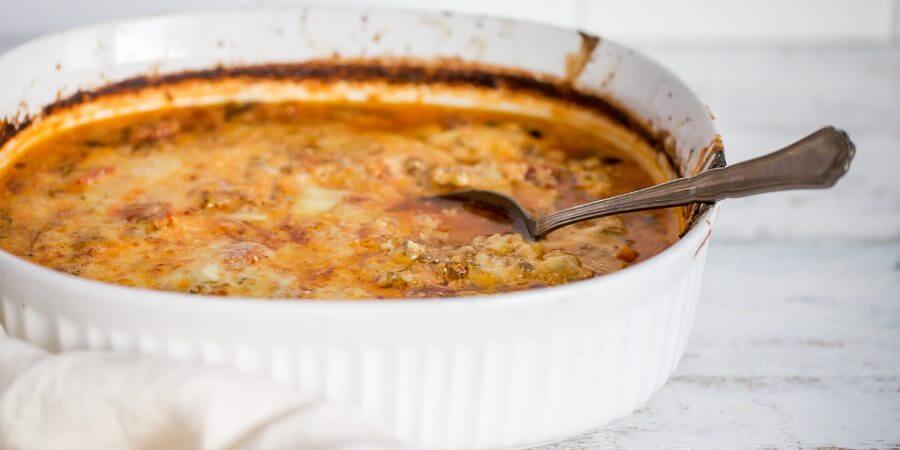 Creamy Taco Zoodle Casserole Second