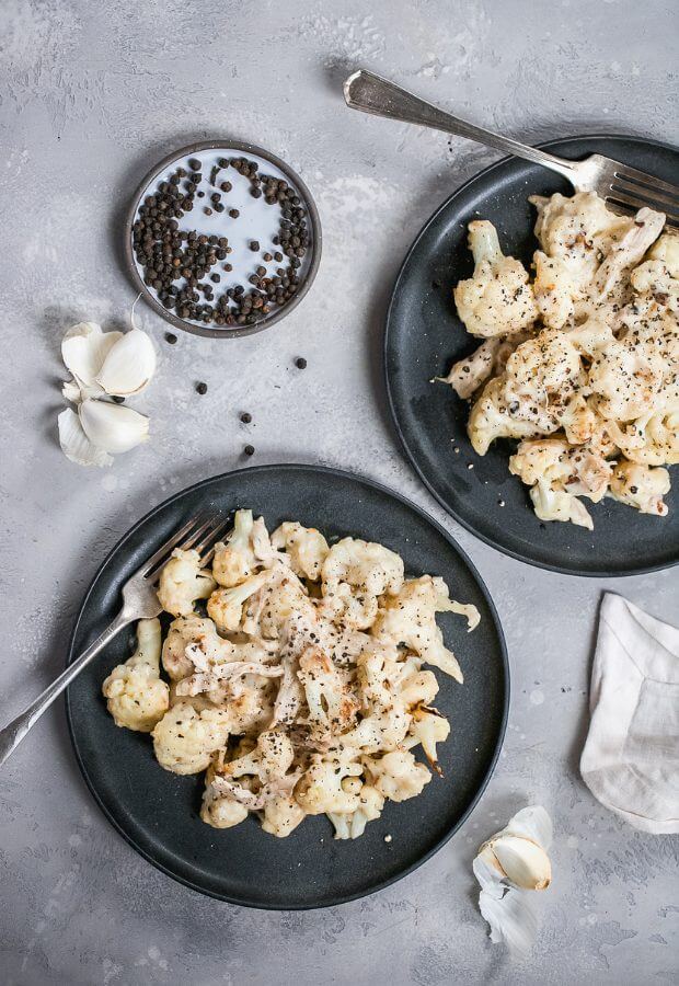 Cauliflower Cacio e Pepe Long