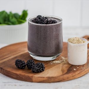 Keto Blackberry Smoothie Featured