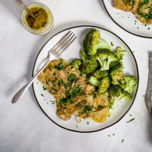 Keto Creamy Dijon Chicken Featured