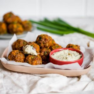 Keto Sausage Balls Featured