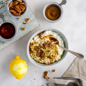 Maple Pecan Cottage Cheese Bowl Featured