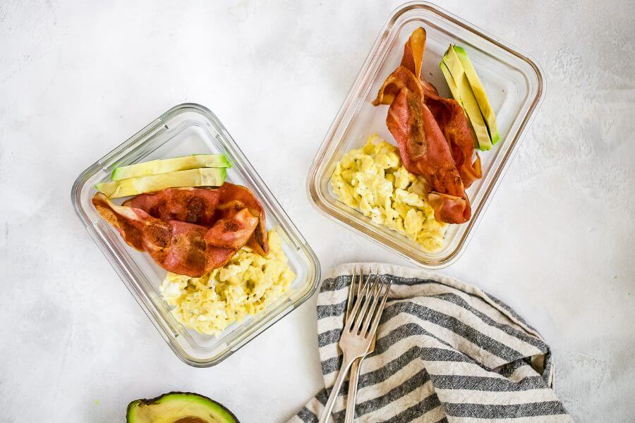 Egg, Turkey Bacon, and Avocado Bowl