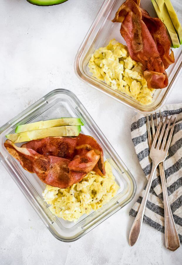 Egg, Turkey, Bacon, and Avocado Bowl Long