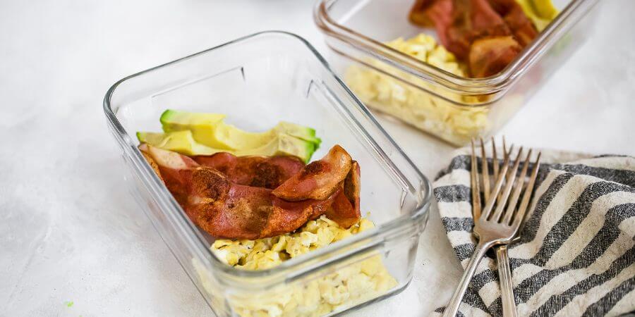 Egg, Turkey, Bacon, and Avocado Bowl Second