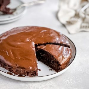 Keto Chocolate Cake Featured