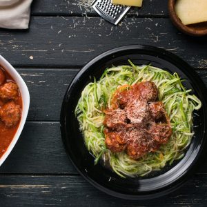 Keto Slow Cooker Parmesan Meatballs Featured