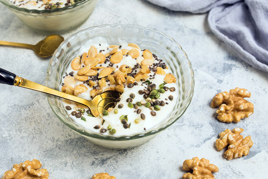 Keto Protein Yogurt Seed Bowl