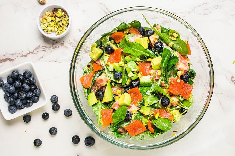 Keto Smoked Salmon Summer Salad