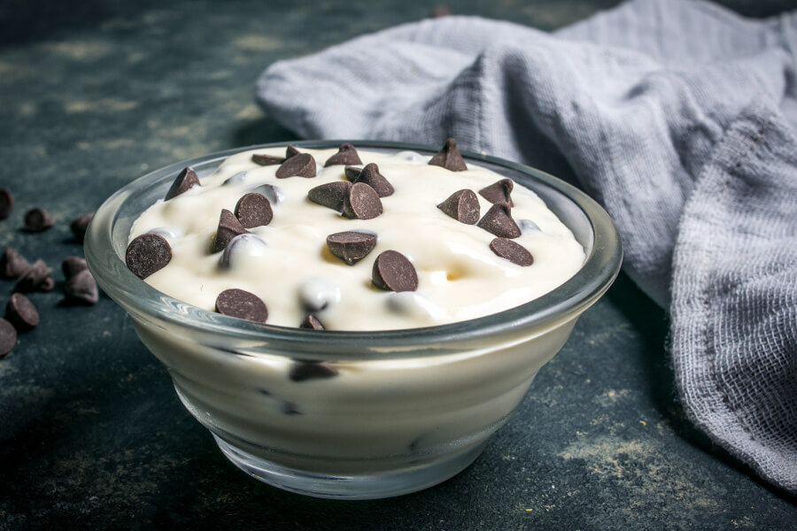 5-Ingredient Keto Chocolate Chip Yogurt Bowl